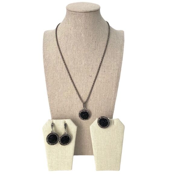 Fashion Jewelry Set Necklace, Earrings and Ring - Picture 1 of 3